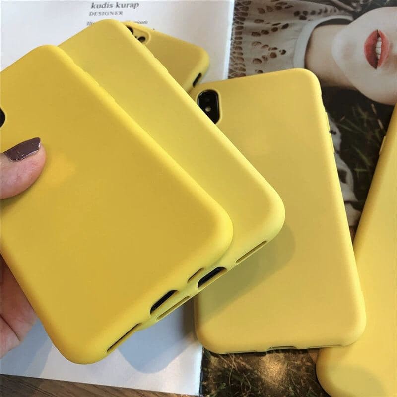 Ốp lưng Samsung Galaxy Note 10 Plus,Note 10,Note 8,Note 9,Note 5,S10,S10 Plus,S9 Plus,S9,S8,S8 Plus,S7 Edge,S7 Dẻo vàng-SSN50