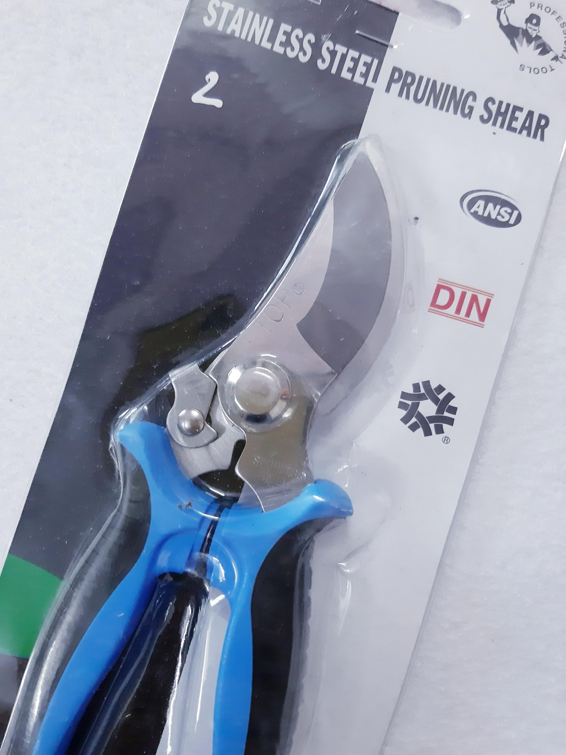 Kéo Cắt Cành Mỏ Cong Inox Top - KM-814-2