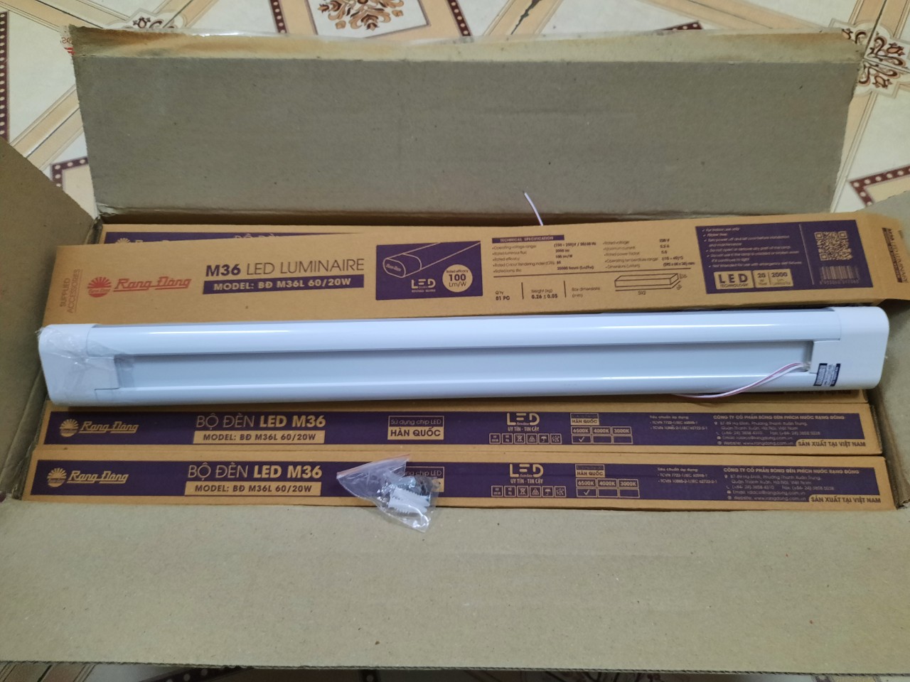 Đèn led M36/40W Rạng Đông bảo hành đổi mới 2 năm