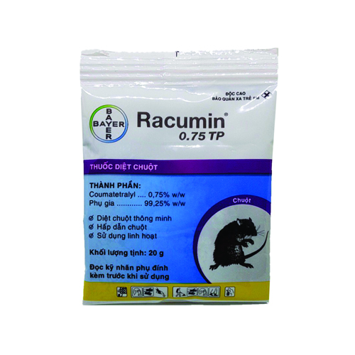 Thuốc Diệt Chuột Racumin TP 0.75 (1 gói).