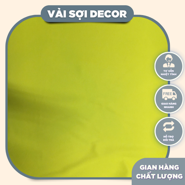 Vải phông nền màu vàng cúc  ( 1 m dài x 1,6 m )