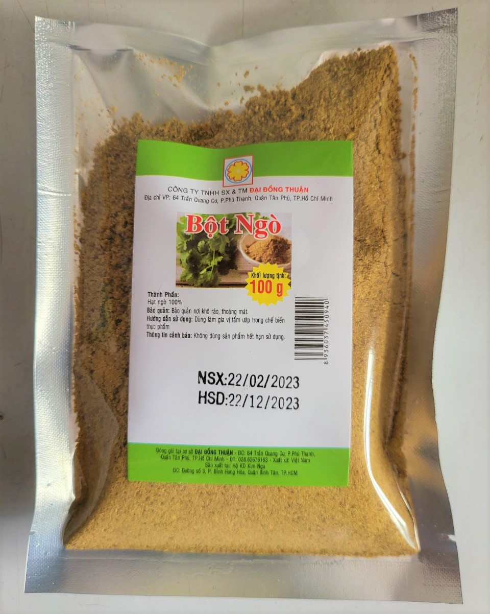 [Gói 100g] BỘT NGÒ [VN] ĐẠI ĐỒNG THUẬN Coriander Powder