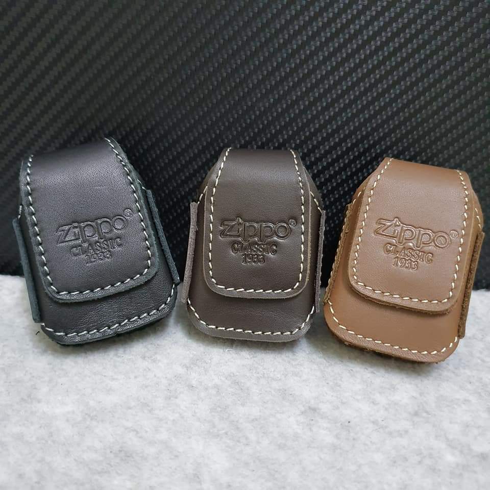 [HCM]Bao Da Đựng Bật Lửa Zippo Hàng Cao Cấp