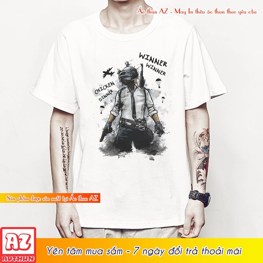 Áo thun game pubg mobile battlegrounds - form rộng có bigsize m1137