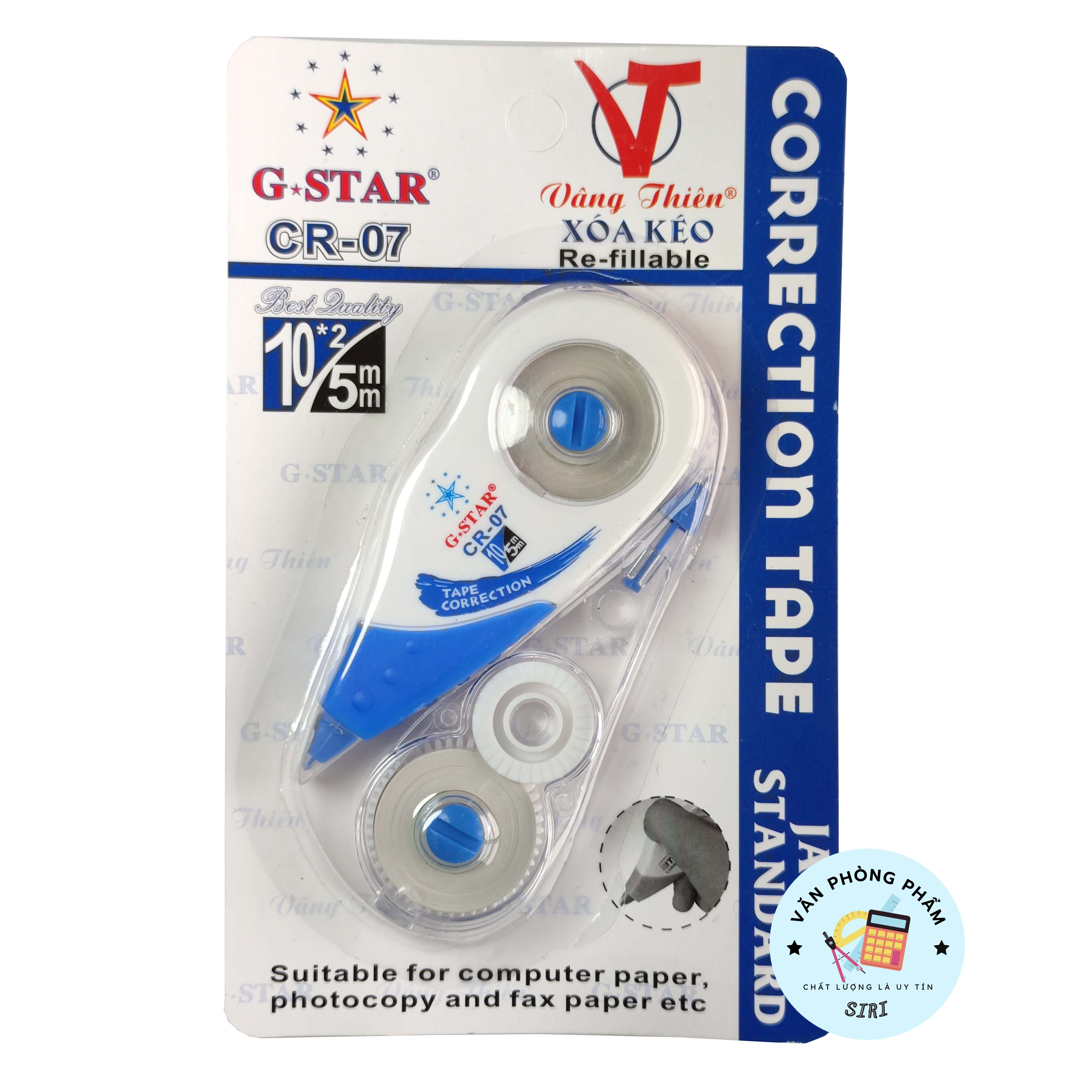 Vĩ 2 Bút xoá kéo GSTAR CR-07
