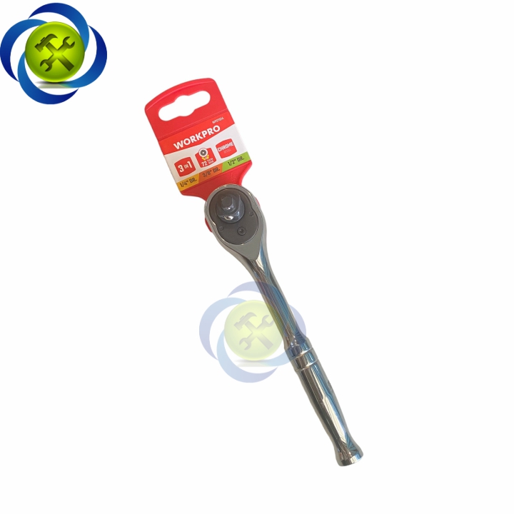 Cần siết tự động Workpro WP271014 ( đầu vuông 1/4 + 3/8 + 1/2 ) 3 trong 1