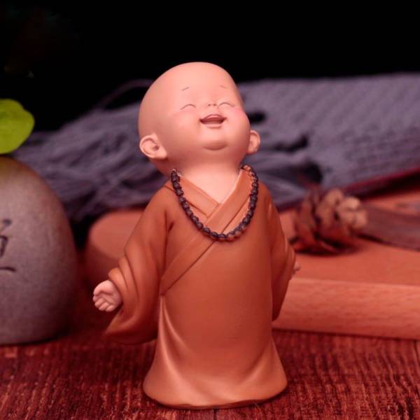 [HCM]bộ 03 chú tiểu vàng có đế