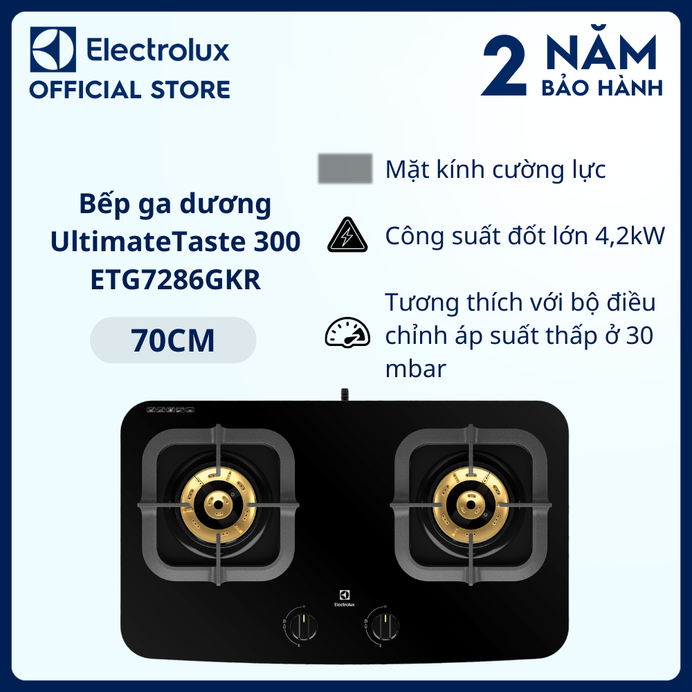 100% original new Electrolux etg7286gkr gas hob-save gas-12 months warranty original