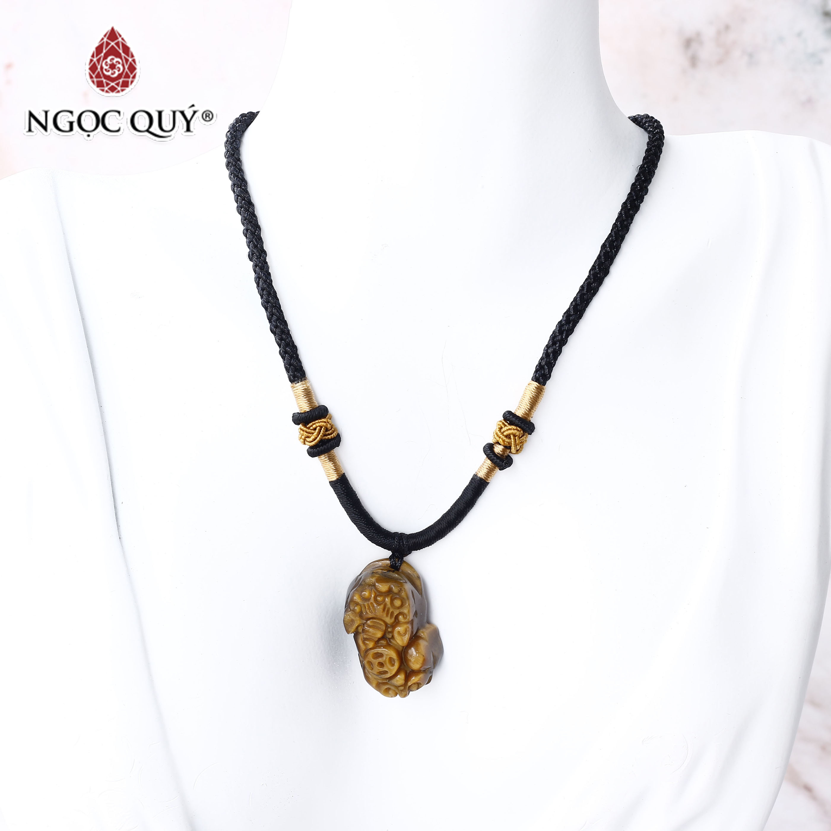 Mặt dây chuyền tỳ hưu đá thiên nhiên - Ngọc Quý Gemstones