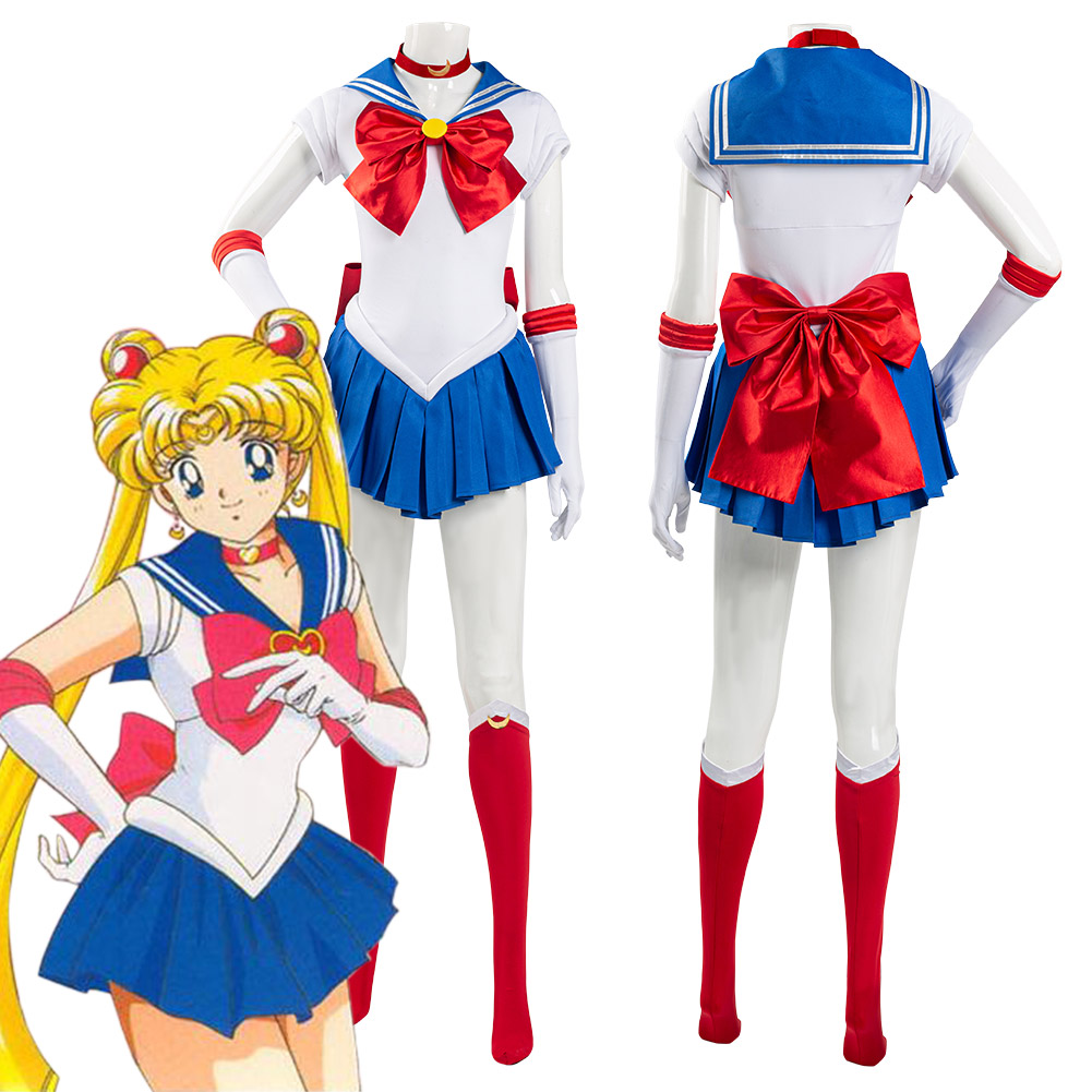 Trang Phục Đồng Phục Sailor Moon Tsukino Usagi Trang Phục Cosplay Bộ Đồ Hóa Trang Halloween
