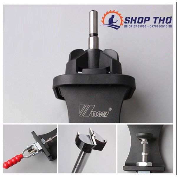 Bộ cữ khoan bản lề bật Wnew 02