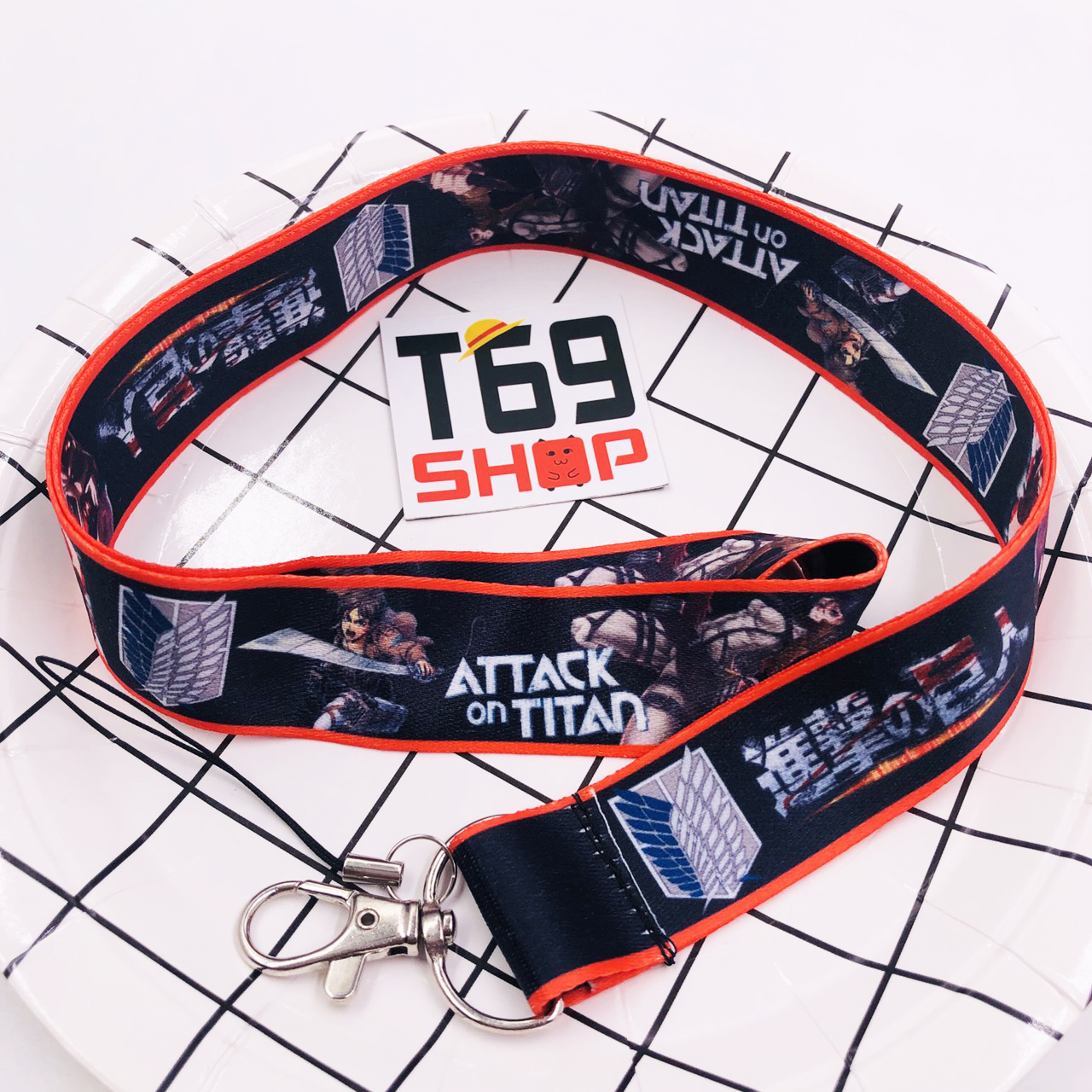 Móc khóa dây strap anime Attack on Titan [T69 Shop]