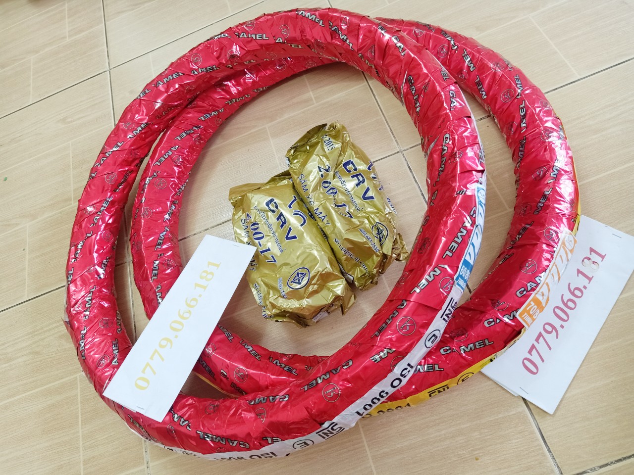 CẶP VỎ RUỘT CAMEL THÁI LAN SIZE 60/80-17 VÀ 70/80-17 GẮN CÁC DÒNG XE MÁY SẢN PHẨM MỚI CHẤT LƯỢNG TỐT