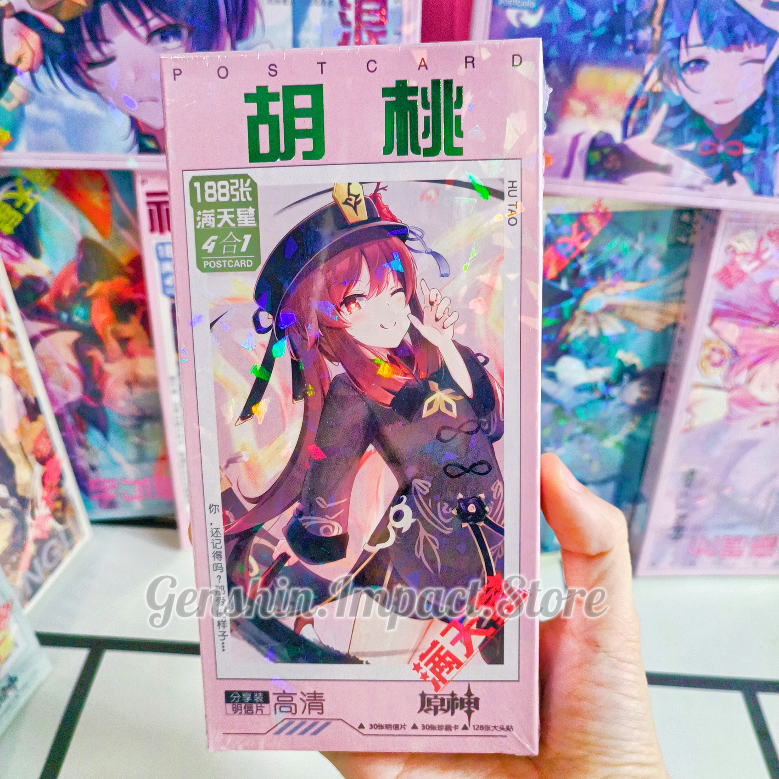 Hộp Postcard Genshin Impact (Mẫu 2)