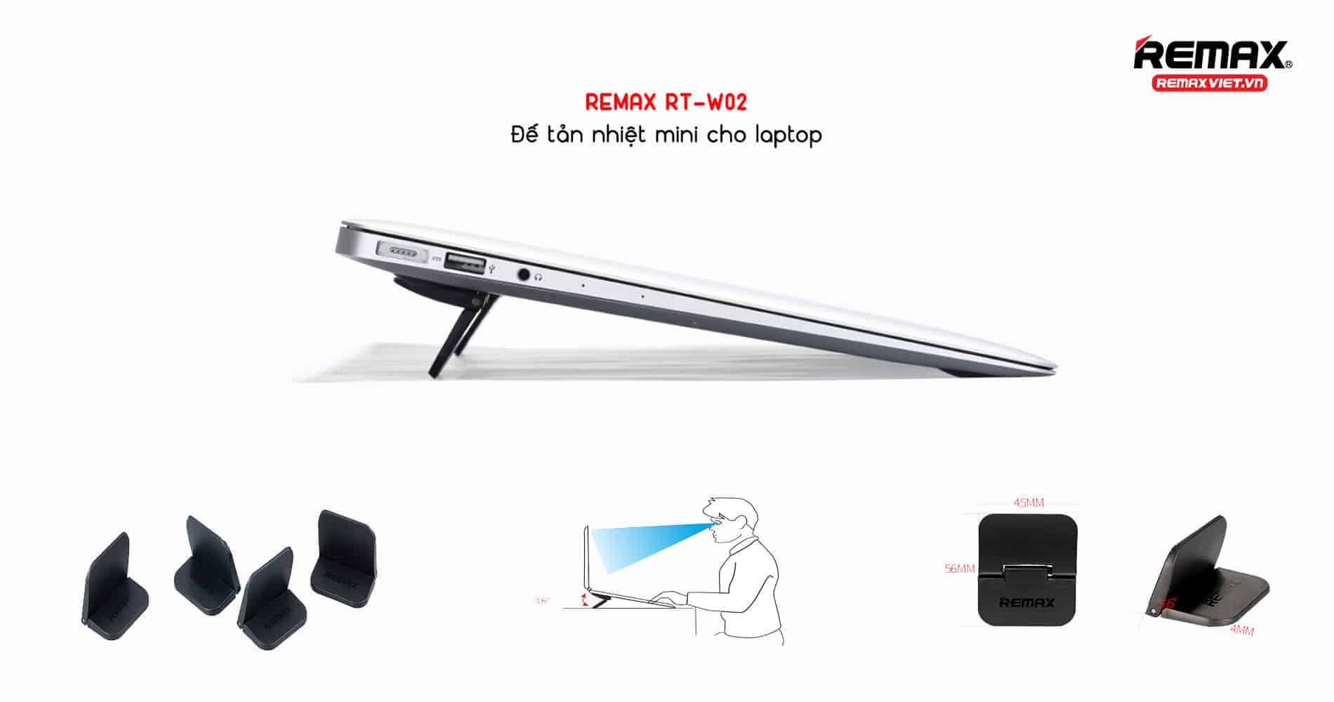 Đế Tản Nhiệt Cho Laptop Remax RT-W02