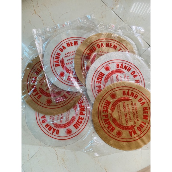 Bánh đa nem đặc sản Thổ Hà mềm dẻo (1 tệp 10 lá - Màu Trắng)
