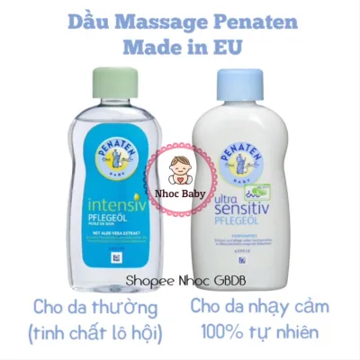 Dầu Massage dưỡng ẩm Penaten 200ml (Đức)