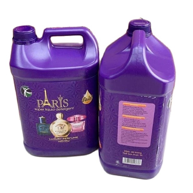 Combo 2 chai nước giặt quần áo Thái Lan Paris 5 lít