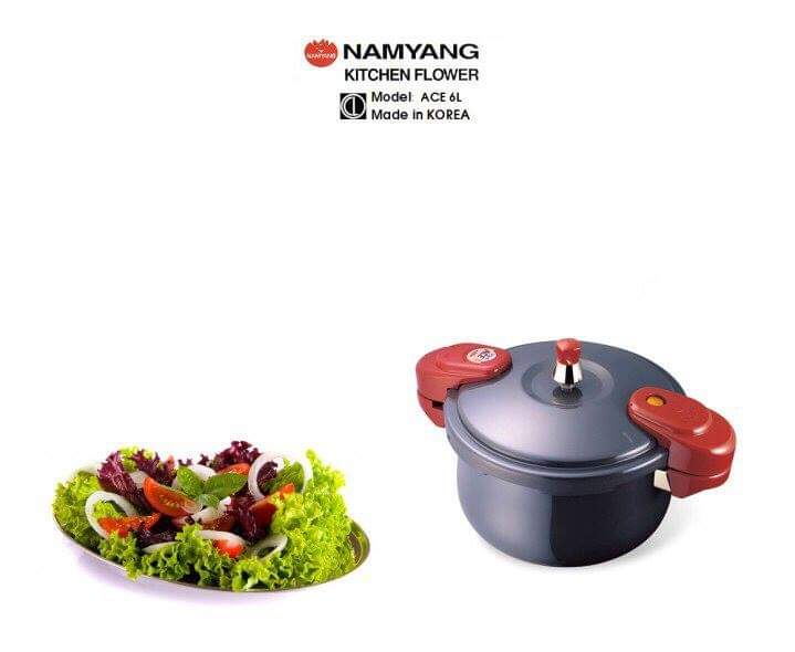 Nồi áp suất ga Hàn quốc Kitchen Flower 6 Lít