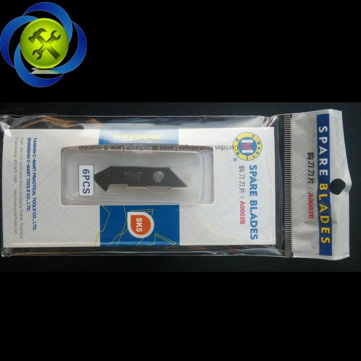 [HCM]Lưỡi dao móc C-Mart A0003B (5 lưỡi)