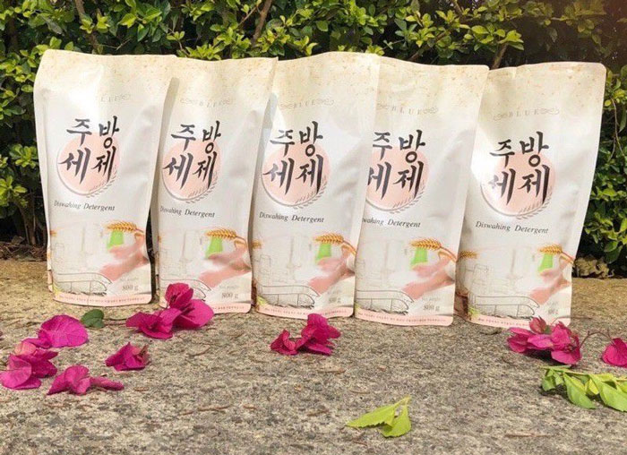 Nước Rửa Chén Bát Blue Tinh Chất Gạo Dung Tích 800ml