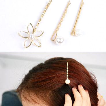 Set 3 kẹp hoa 5 cánh xinh xắn Ni9