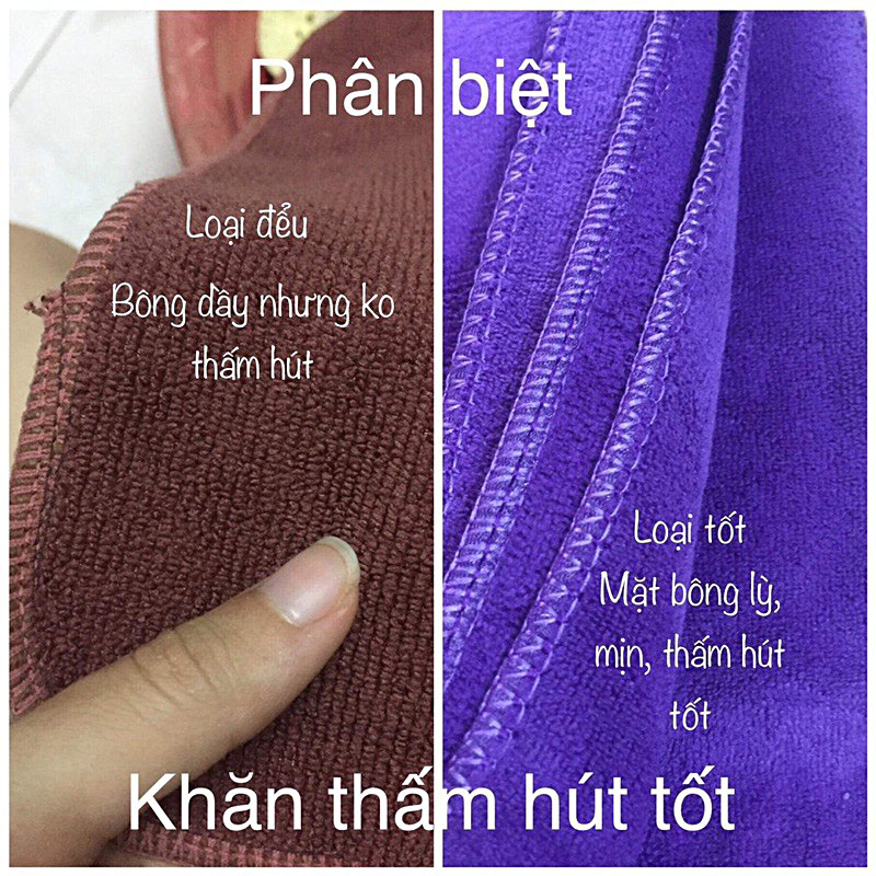Khăn Gội, Khăn Quấn Đầu Đa Năng Sợi Microfiber Kt 35*75Cm