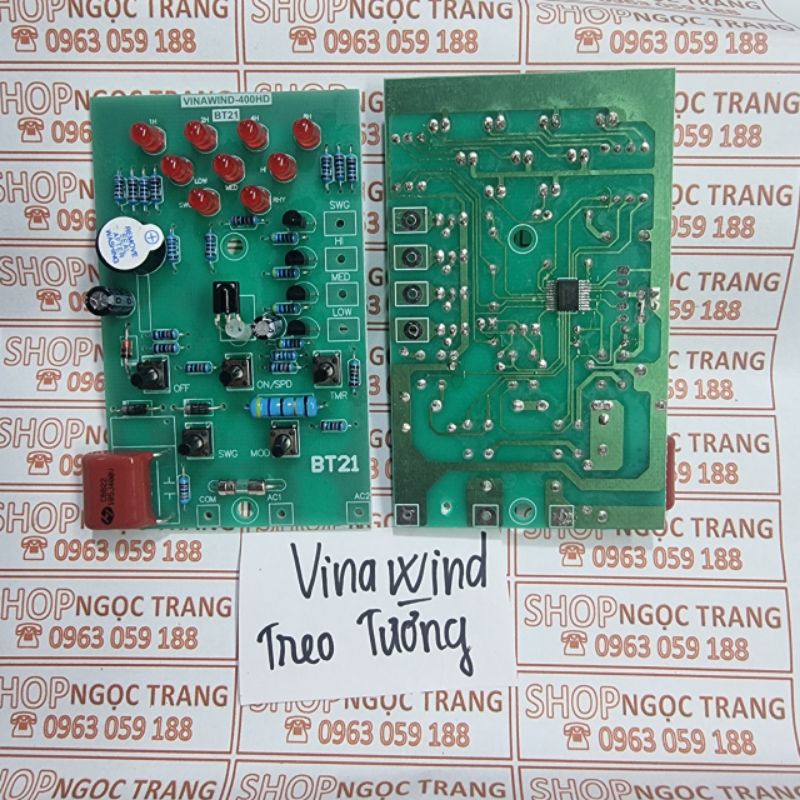 Bo Mạch Quạt Vinawind Treo Tường