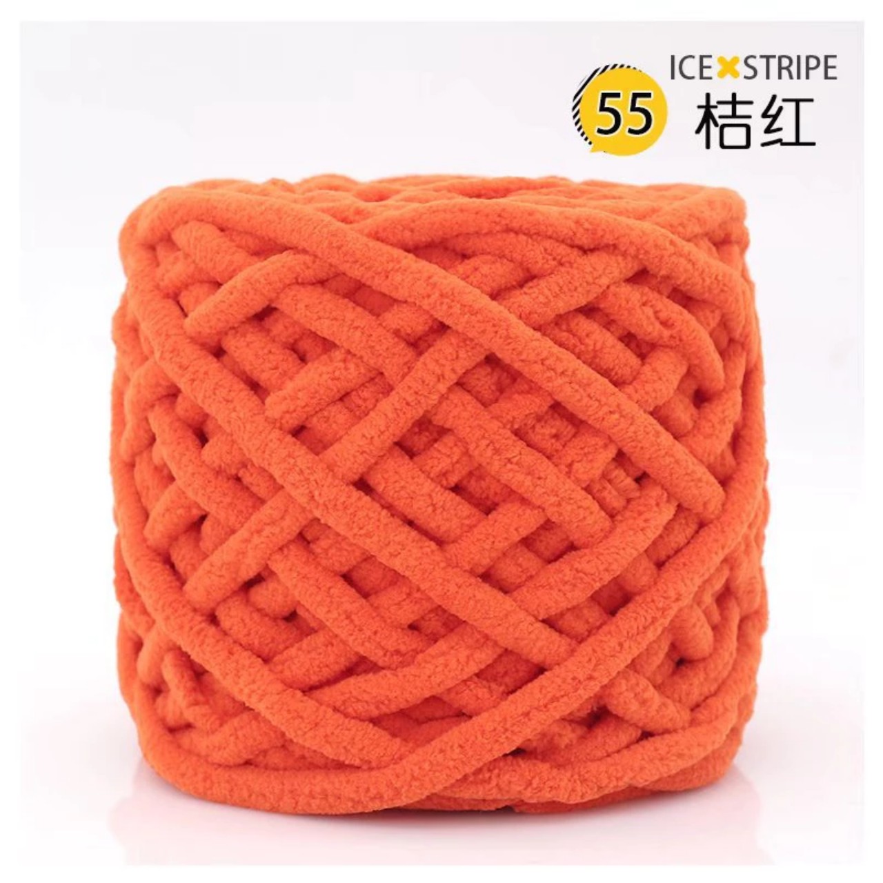 Len nhung đũa bông sữa sợi to mềm mại cuộn 100gr