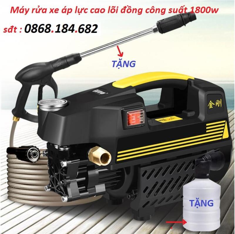Máy rửa xe công xuất 1800w lõi đồng 100%