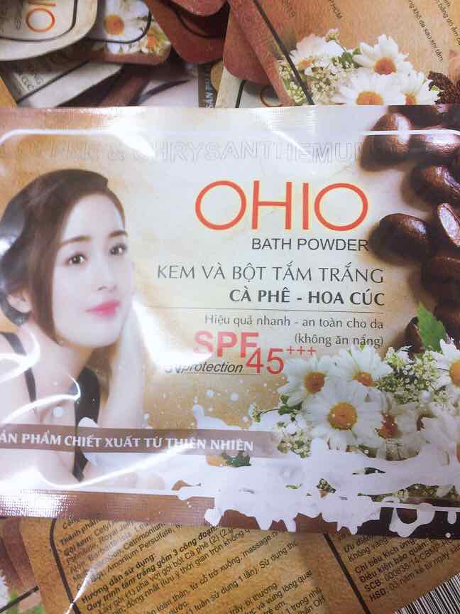 [HCM]Tắm Trắng CÀ PHÊ -HOA CÚC