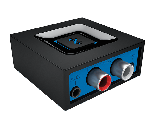 Adapter Bluetooth Logitech chuyển loa có dây thành tín hiệu Bluetooth không dây (Đen) Chính Hãng