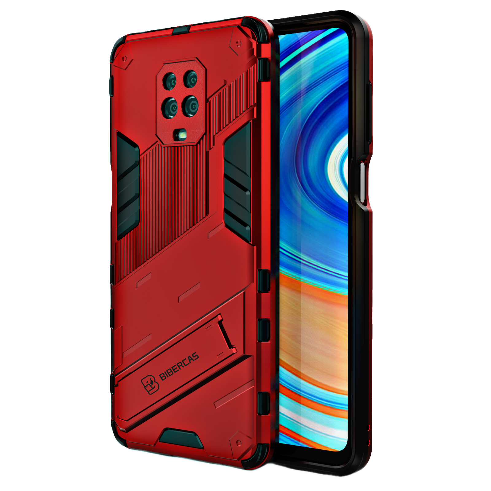 Ốp redmi note 9s / note 9 pro iron man ver 2 chống sốc thời trang giá đỡ