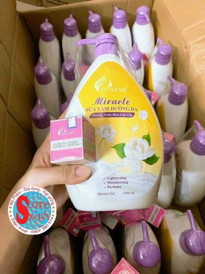 [ không tặng kèm nước hoa mini] SỮA TẮM DƯỠNG DA HƯƠNG HOA NHÀI