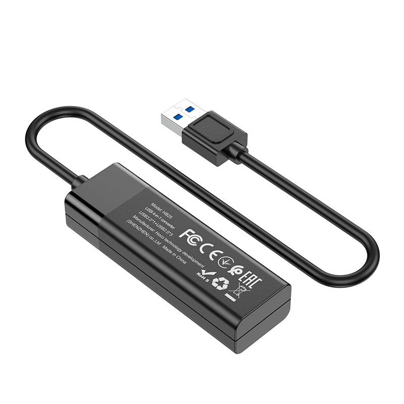 Hub chia Hoco HB25 Cổng USB ra 1 cổng USB 3.0 + 3 cổng USB 2.0
