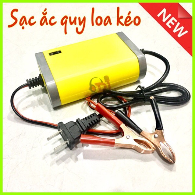 Bộ sạc bình acquy 12v 2A thông minh cho xe máy, kích thước nhỏ gọn tiện lợi, SẠC bình ắc quy 12v, Sạc Acquy 12V 2a Nguồn Xung ổn Định Thích Hợp Sạc Bình Khô Và Bình Nước Từ 2ah-20AH