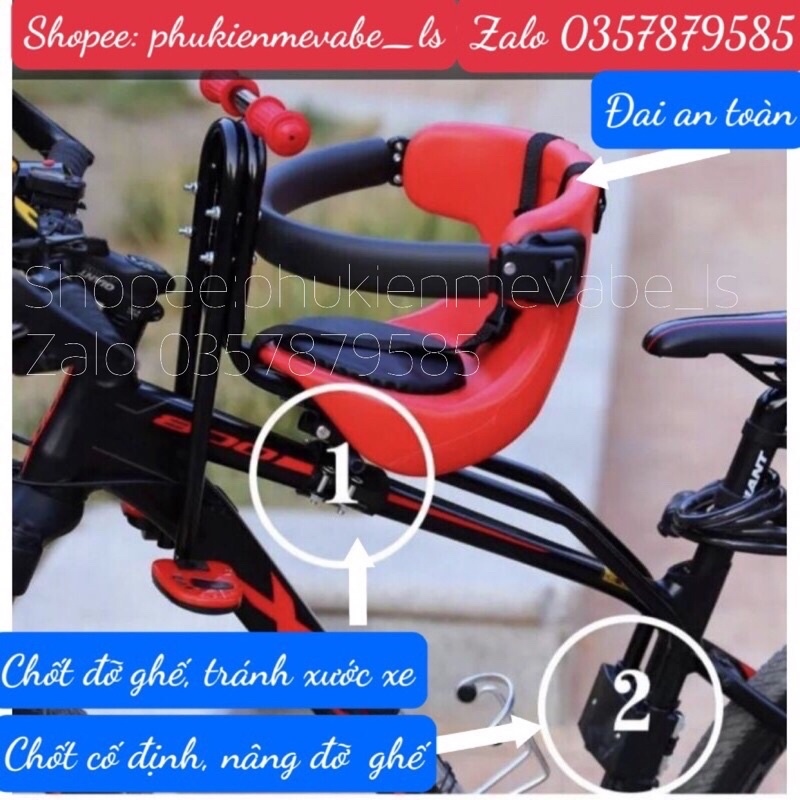 Q71-Nâng cấp-có đai an toàn Ghế ngồi xe đạp thể thao xe đạp thường cao cấp