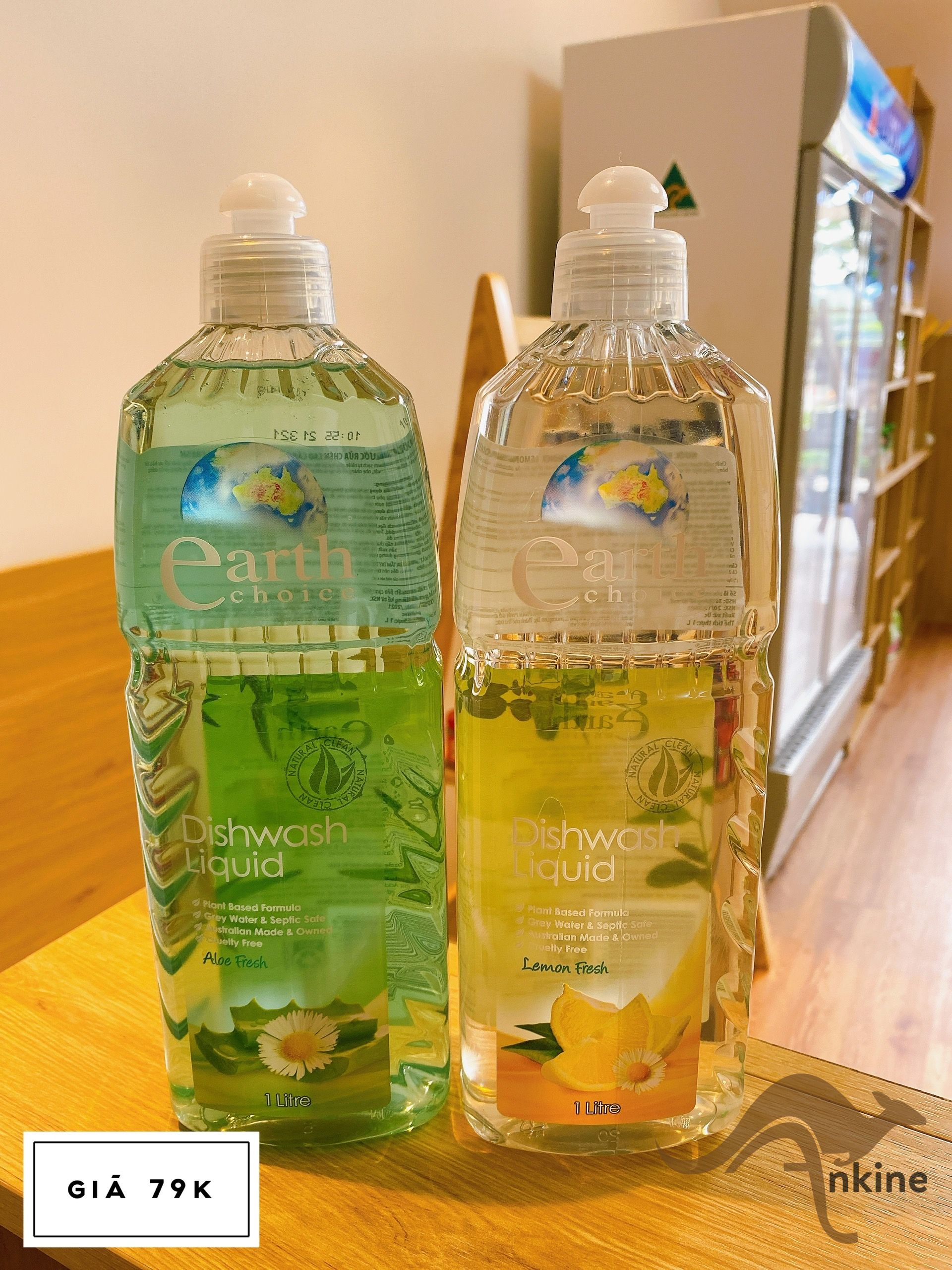 Nước rửa chén cao cấp Earth Choice Lemon Fresh 1L