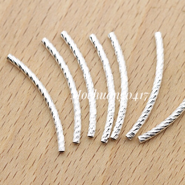 [S925] Charm bạc ống - MH089