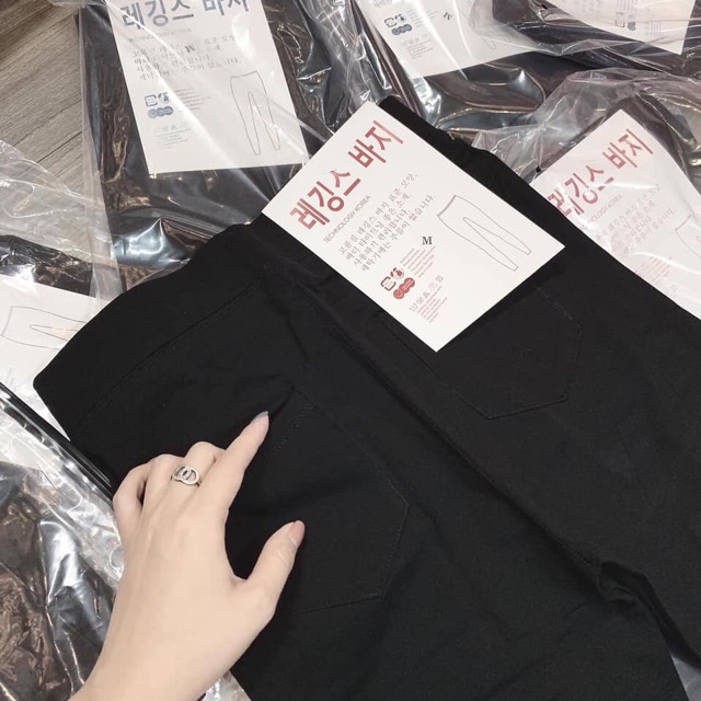 Quần legging hàn cạp siêu cao co dãn 4 chiều