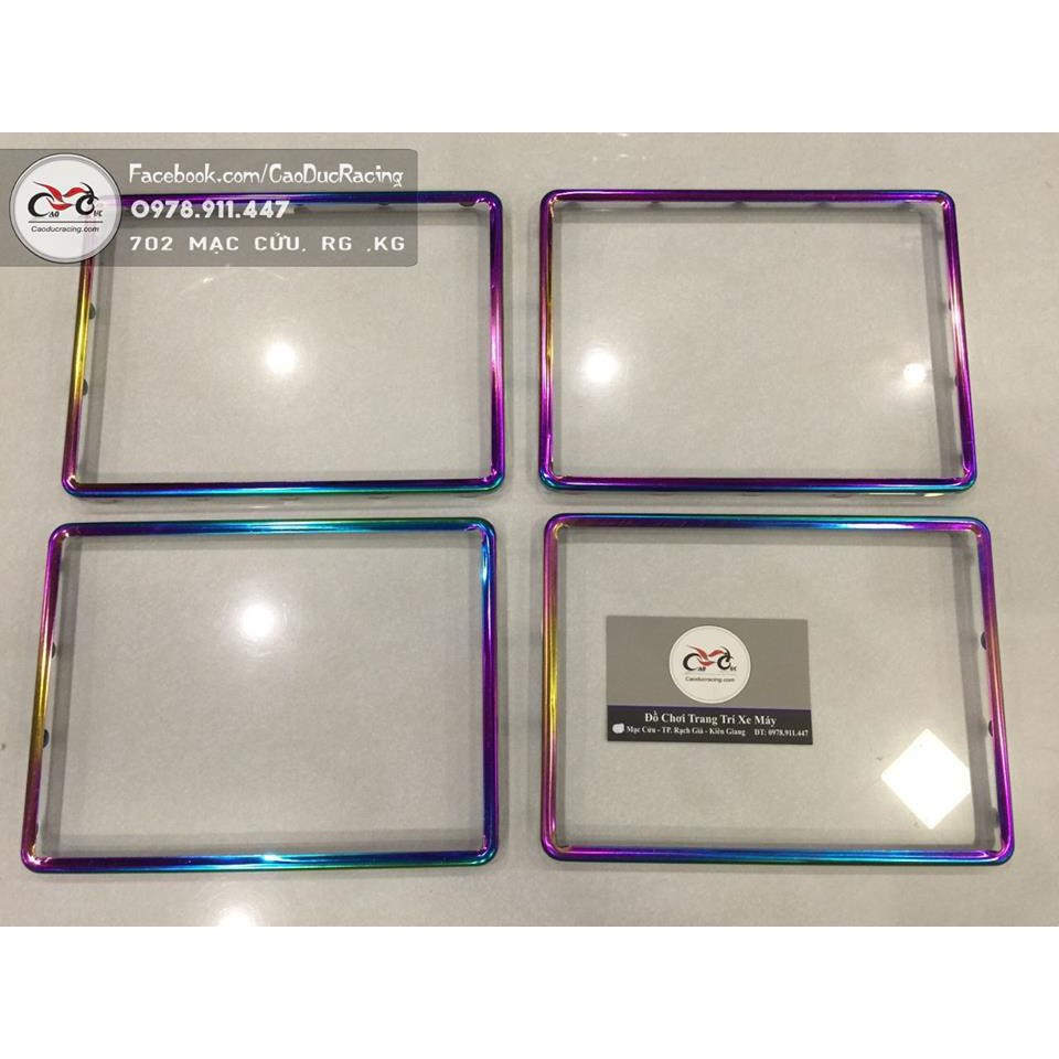 Viền biển số Tittan 7 màu CD79