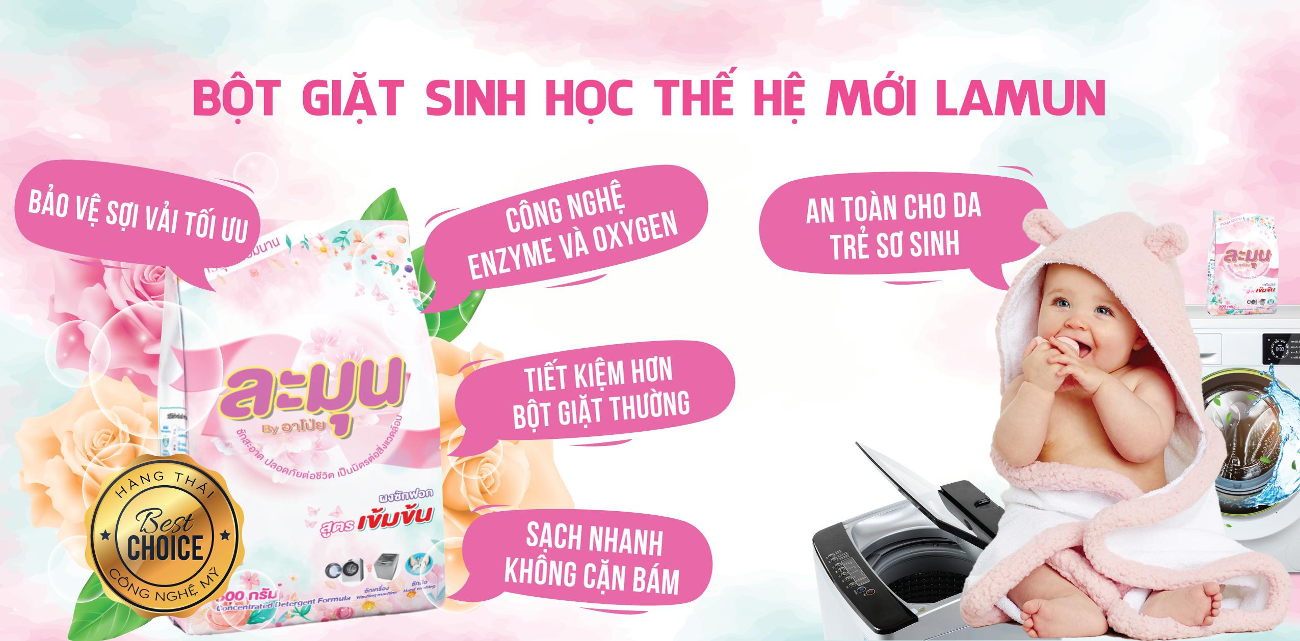 COMBO 20 GÓI BỘT GIẶT SINH HỌC LAMUN [1 THÙNG] - WILLENDROF
