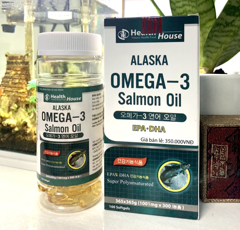 Alaska Omega 3 Bổ Não, Tăng Cường Thị Lực, Giảm Nguy Cơ Mắc Bệnh Tim Mạch cao cấp