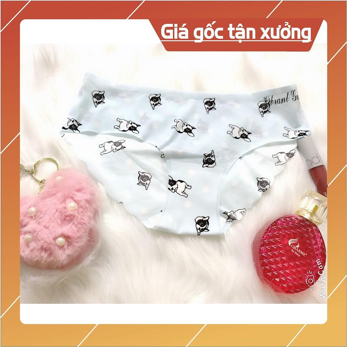 Combo 10 Quần Lót Su Trơn Hoạt Hình 015 (Giao Màu Ngẫu Nhiên)