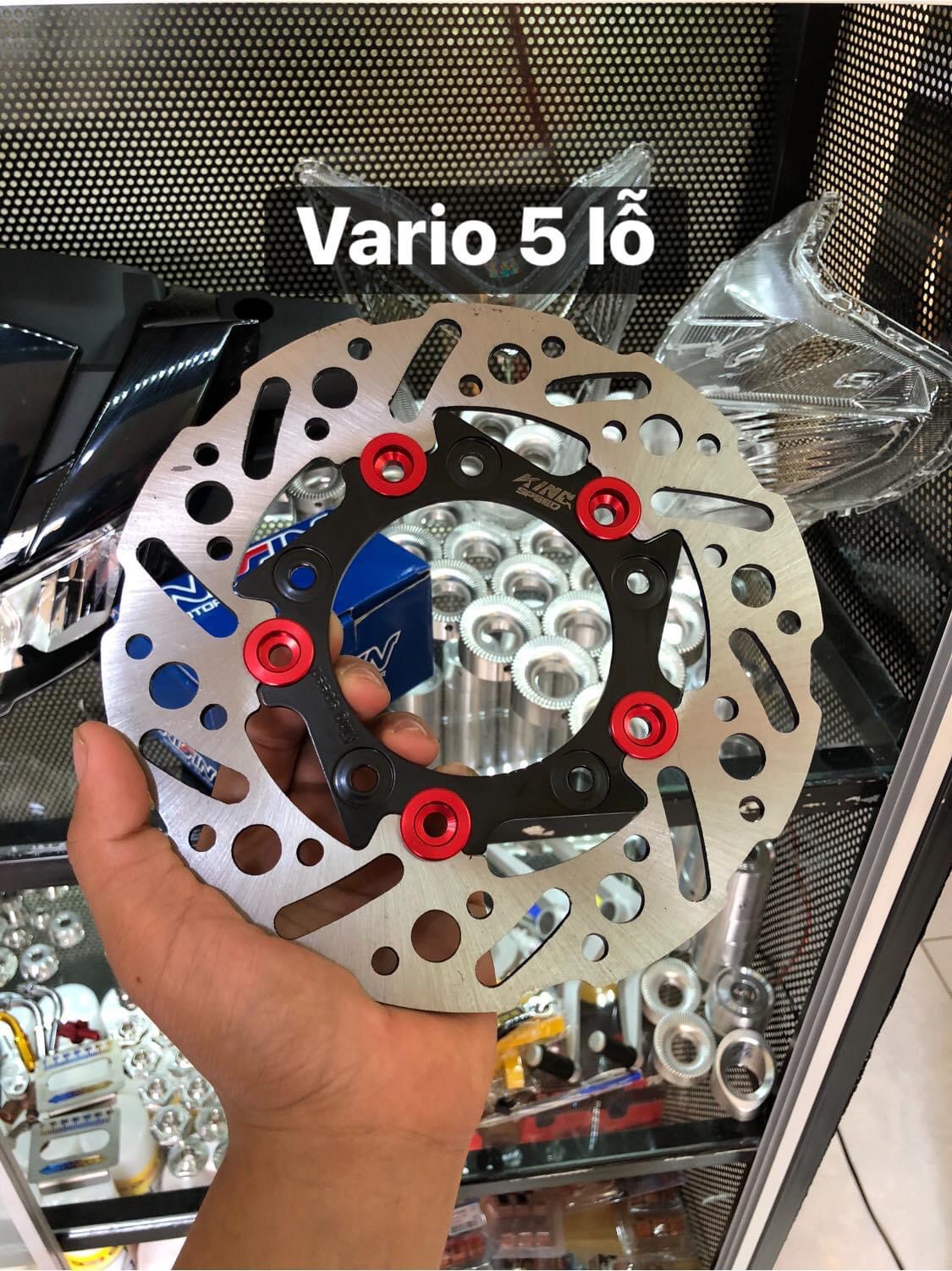 Đĩa thắng King Speed gắn Vario Click, Vison, Ab 190mm