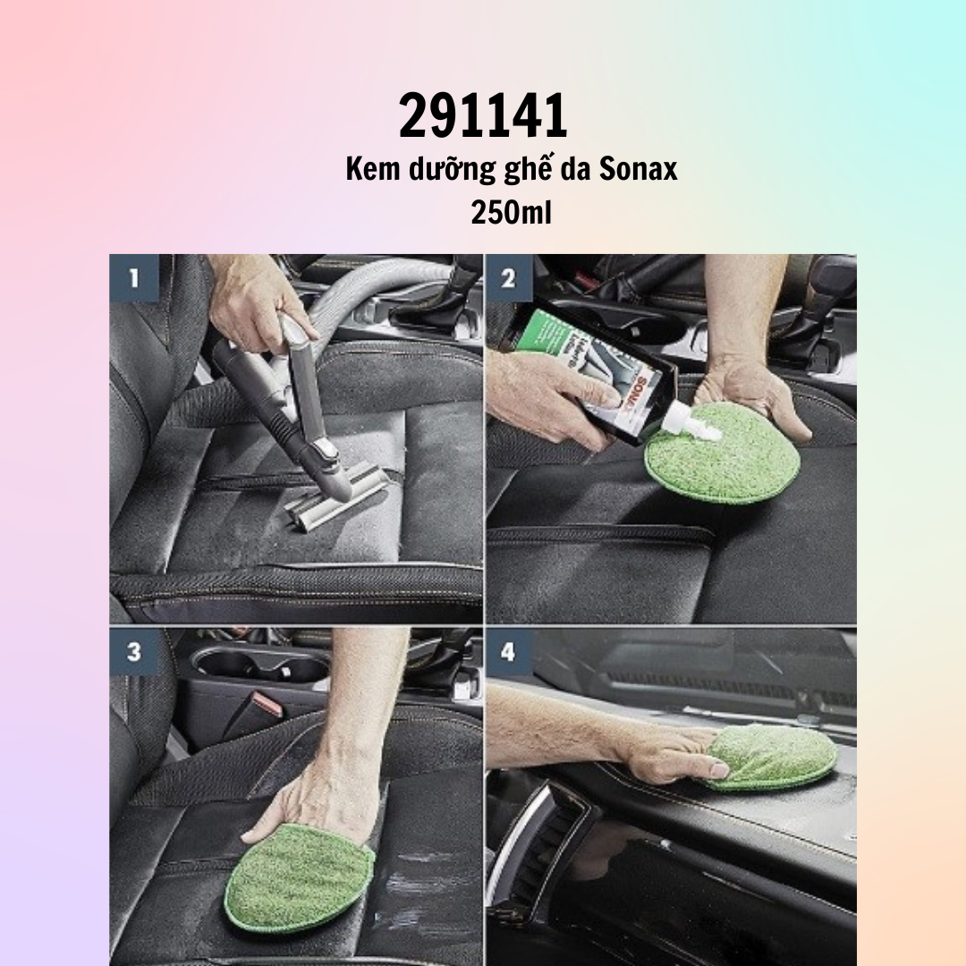 Kem dưỡng ghế da Sonax 291141 (250ml)