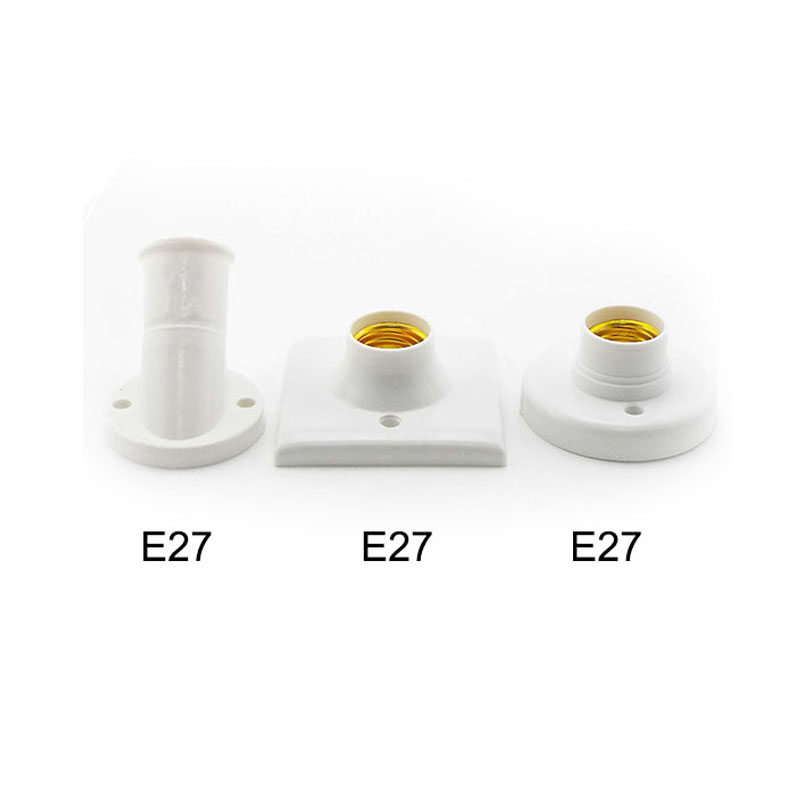 QKKQLA Screw Lamp Base E27 Plug Socket Light Bulb AC Wall Holder Adapter Snap-in Lamp Holder