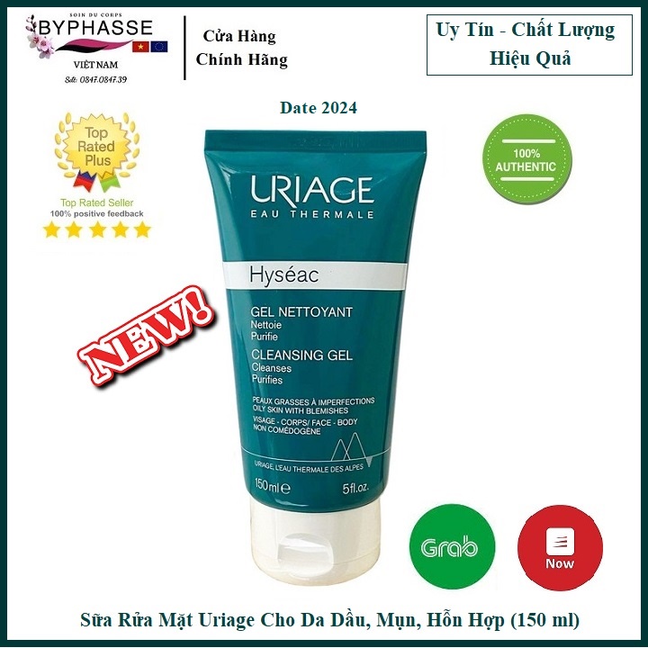 Sữa Rửa Mặt Uriage Dành Cho Da Dầu Da Mụn 150ml