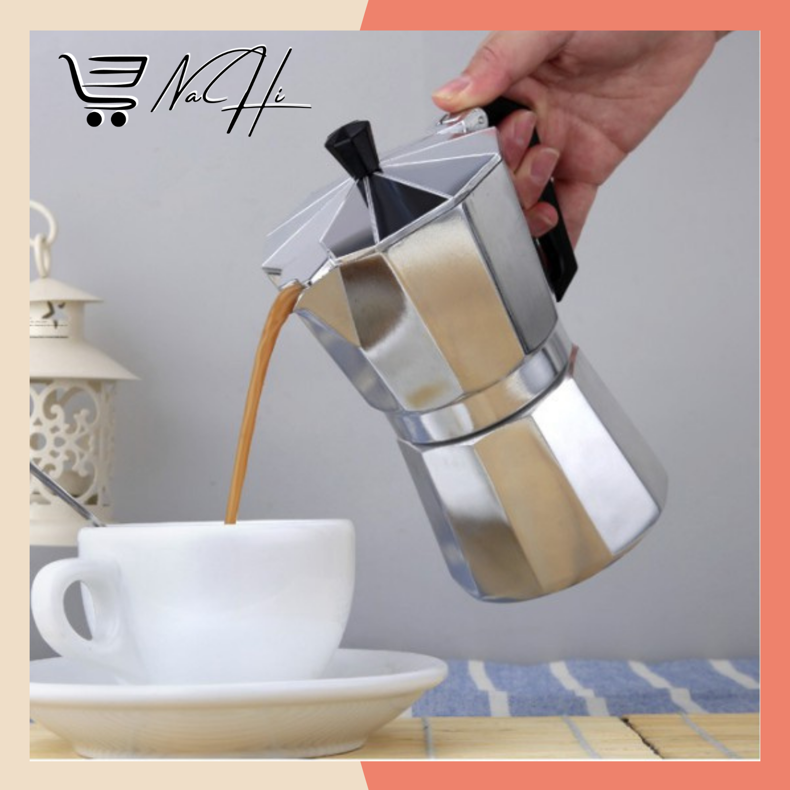 Ấm Pha Cà Phê Bialetti Moka 6cup 300ml