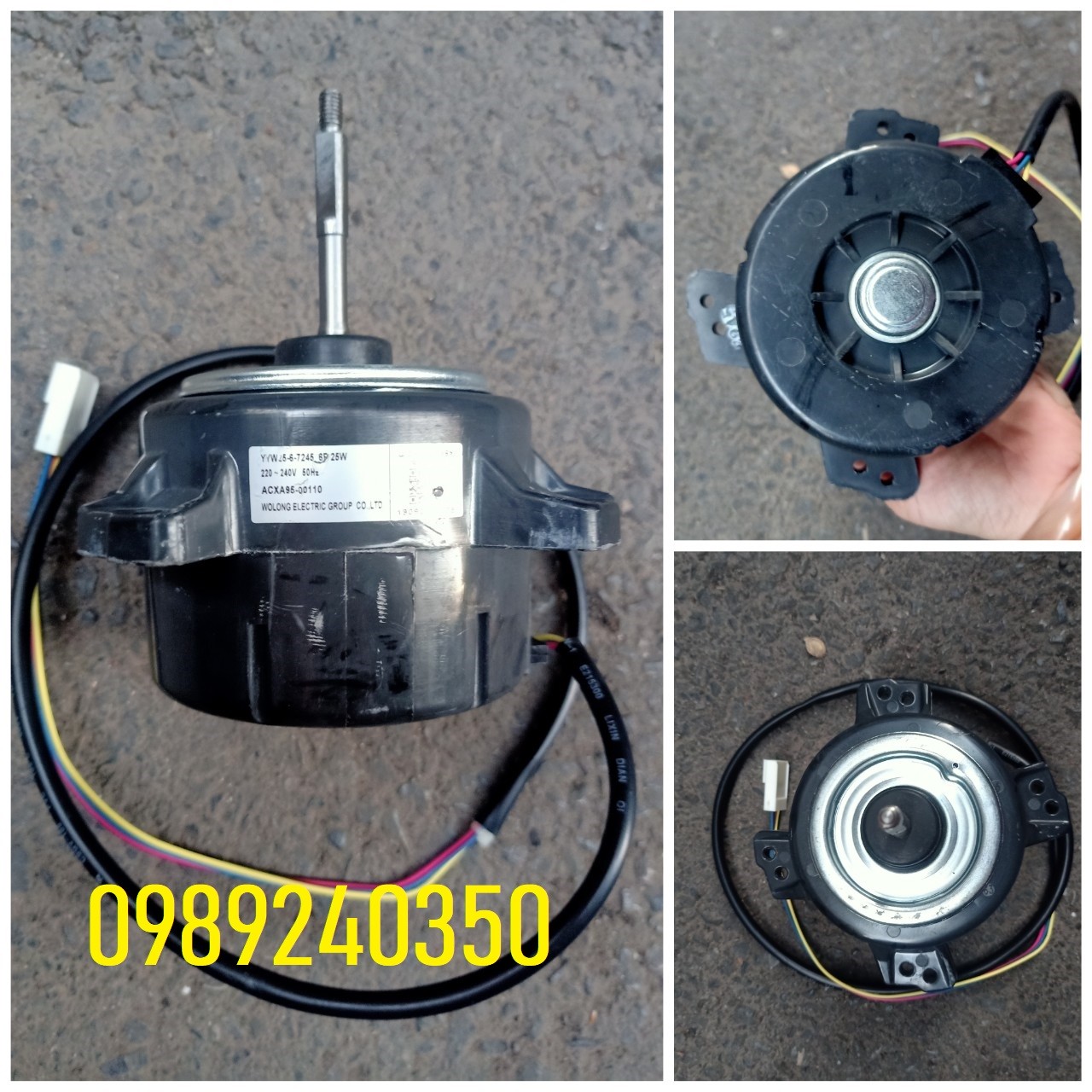 Motor quạt cục nóng điều hòa Panasonic 25W mới chính hãng